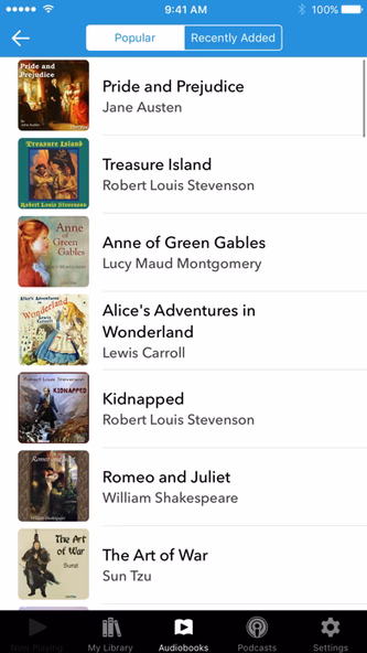 Audiobooks Screenshot 1 - AppWisp.com Audiobooks Screenshot 1 - AppWisp.com