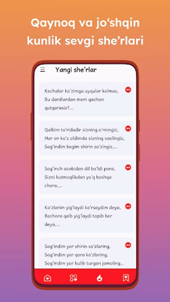 Sevgi she’rlari Screenshot 3 - AppWisp.com Sevgi she’rlari Screenshot 3 - AppWisp.com