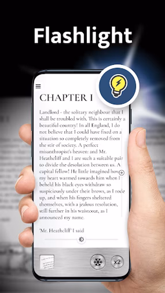 Magnifier Plus with Flashlight Screenshot 2 - AppWisp.com Magnifier Plus with Flashlight Screenshot 2 - AppWisp.com