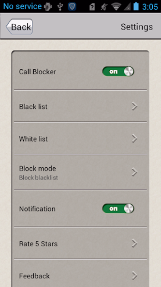 Call Blocker Screenshot 4 - AppWisp.com Call Blocker Screenshot 4 - AppWisp.com