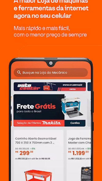 Loja do Mecânico: Peça no APP Screenshot 1 - AppWisp.com Loja do Mecânico: Peça no APP Screenshot 1 - AppWisp.com