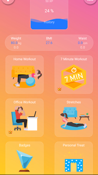 Home Workouts - EasyFit Screenshot 1 - AppWisp.com Home Workouts - EasyFit Screenshot 1 - AppWisp.com