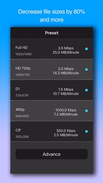 Video Compressor-Shrink videos Screenshot 3 - AppWisp.com Video Compressor-Shrink videos Screenshot 3 - AppWisp.com