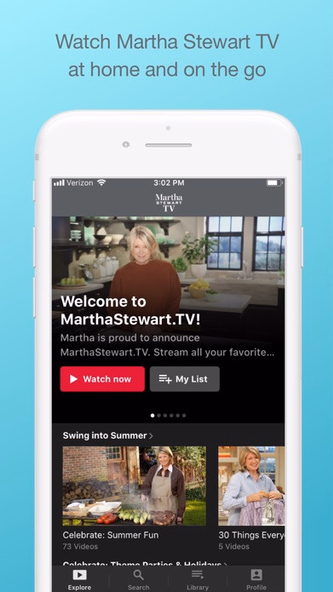 Martha Stewart TV Screenshot 2 - AppWisp.com Martha Stewart TV Screenshot 2 - AppWisp.com
