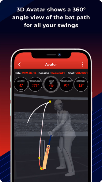 SmartCricket - BatSense Screenshot 3 - AppWisp.com SmartCricket - BatSense Screenshot 3 - AppWisp.com