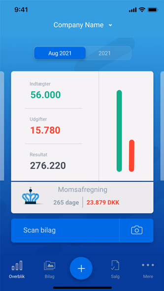 Dinero Regnskabsprogram Screenshot 1 - AppWisp.com Dinero Regnskabsprogram Screenshot 1 - AppWisp.com
