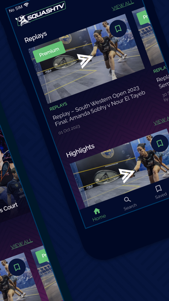 SQUASHTV Screenshot 2 - AppWisp.com SQUASHTV Screenshot 2 - AppWisp.com