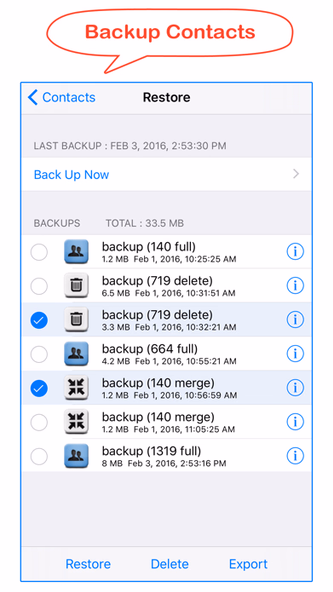 Delete Contacts+ Screenshot 4 - AppWisp.com Delete Contacts+ Screenshot 4 - AppWisp.com