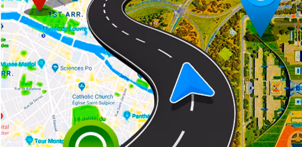 GPS Navigation Globe Map 3D Header - AppWisp.com GPS Navigation Globe Map 3D Header - AppWisp.com