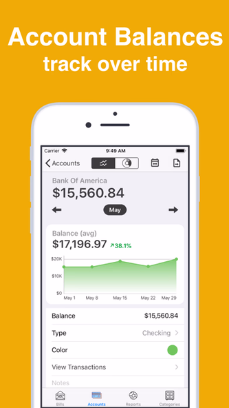 Bill Tracker Pro Screenshot 4 - AppWisp.com Bill Tracker Pro Screenshot 4 - AppWisp.com