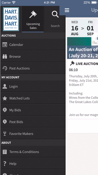 Hart Davis Hart Auctions Screenshot 4 - AppWisp.com Hart Davis Hart Auctions Screenshot 4 - AppWisp.com