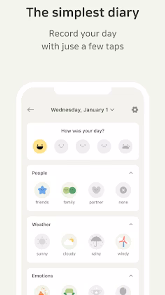 DailyBean: Simplest Journal Screenshot 2 - AppWisp.com DailyBean: Simplest Journal Screenshot 2 - AppWisp.com