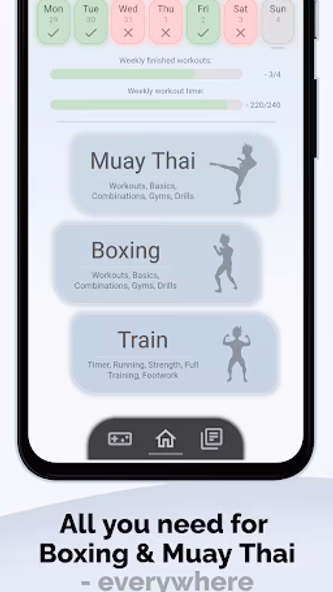 Boxing & Muay Thai Training Screenshot 1 - AppWisp.com Boxing & Muay Thai Training Screenshot 1 - AppWisp.com