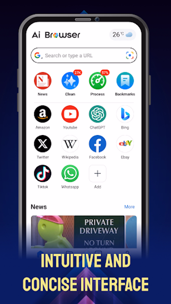 Ai Browser - Smarter & Safer Screenshot 1 - AppWisp.com Ai Browser - Smarter & Safer Screenshot 1 - AppWisp.com