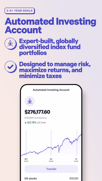 Wealthfront: Save and Invest Screenshot 4 - AppWisp.com Wealthfront: Save and Invest Screenshot 4 - AppWisp.com