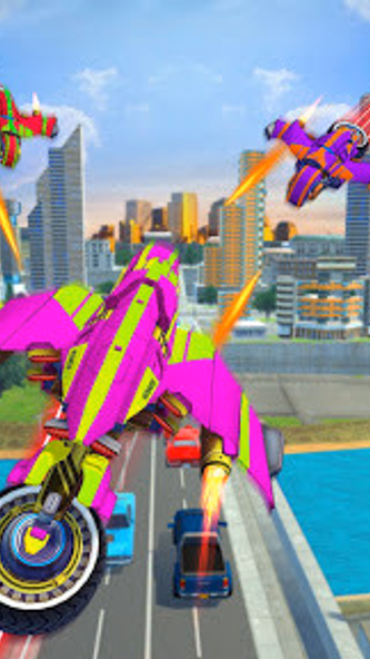 Flying Robot Bike Transforms Screenshot 2 - AppWisp.com Flying Robot Bike Transforms Screenshot 2 - AppWisp.com
