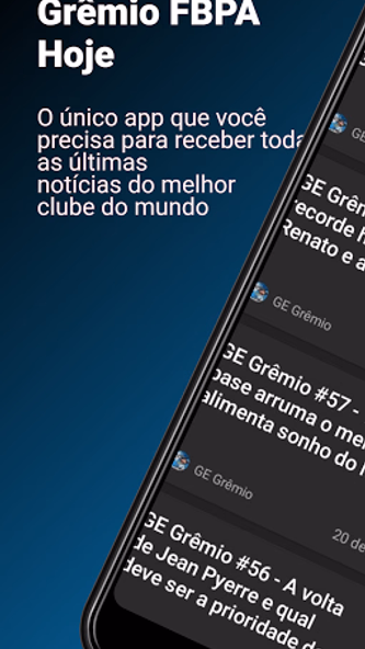 Grêmio FBPA Hoje Screenshot 1 - AppWisp.com Grêmio FBPA Hoje Screenshot 1 - AppWisp.com