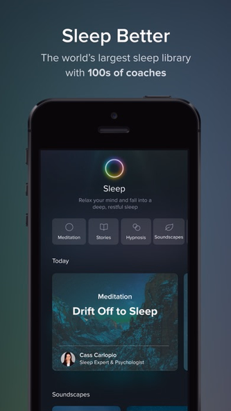 Aura: Meditation & Sleep, CBT Screenshot 2 - AppWisp.com Aura: Meditation & Sleep, CBT Screenshot 2 - AppWisp.com