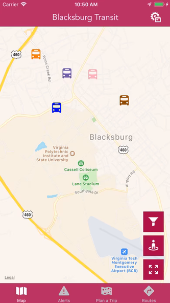 Blacksburg Transit Screenshot 4 - AppWisp.com Blacksburg Transit Screenshot 4 - AppWisp.com