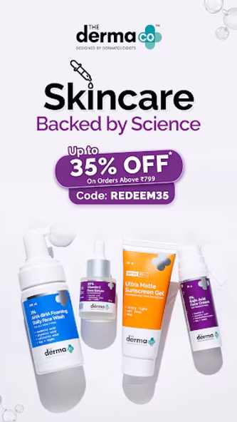 The Derma Co: Shopping App Screenshot 1 - AppWisp.com The Derma Co: Shopping App Screenshot 1 - AppWisp.com