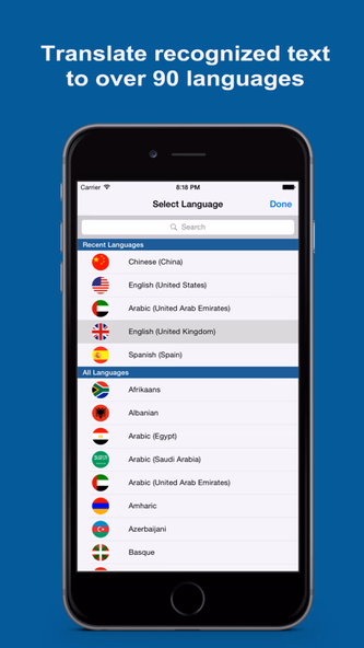 Text Extractor & Translator Screenshot 3 - AppWisp.com Text Extractor & Translator Screenshot 3 - AppWisp.com