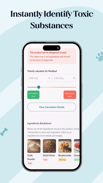 ToxiPets: Pet Poison Scanner Screenshot 1 - AppWisp.com ToxiPets: Pet Poison Scanner Screenshot 1 - AppWisp.com