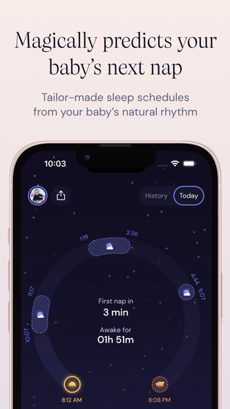 Napper: Baby Sleep Tracker Screenshot 2 - AppWisp.com Napper: Baby Sleep Tracker Screenshot 2 - AppWisp.com
