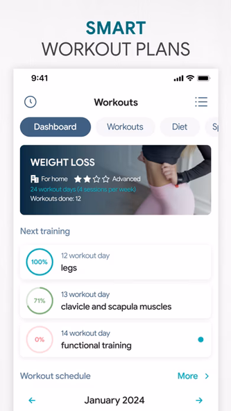 Fitness App: Gym Workout Plan Screenshot 1 - AppWisp.com Fitness App: Gym Workout Plan Screenshot 1 - AppWisp.com