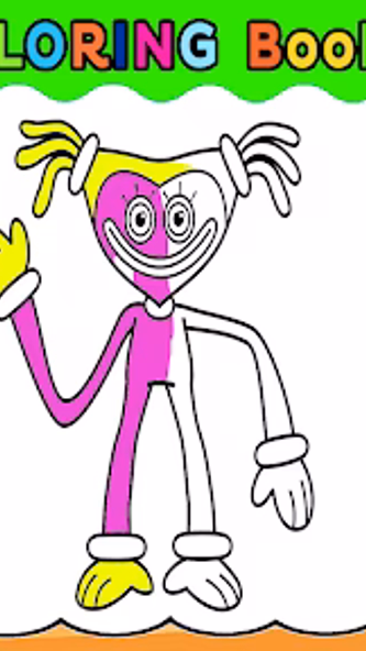 Wuggy Friends Poppy Coloring Screenshot 1 - AppWisp.com Wuggy Friends Poppy Coloring Screenshot 1 - AppWisp.com