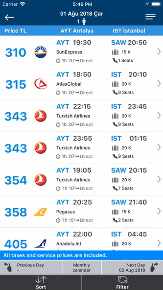 Aerobilet - Flights, Hotels Screenshot 2 - AppWisp.com Aerobilet - Flights, Hotels Screenshot 2 - AppWisp.com