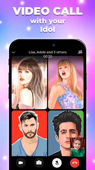 Superstar Video Call & Chat Screenshot 2 - AppWisp.com Superstar Video Call & Chat Screenshot 2 - AppWisp.com