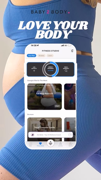 Baby2Body: Pregnancy Wellness Screenshot 3 - AppWisp.com Baby2Body: Pregnancy Wellness Screenshot 3 - AppWisp.com