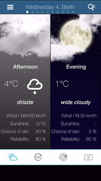 Weather for Germany Screenshot 2 - AppWisp.com Weather for Germany Screenshot 2 - AppWisp.com
