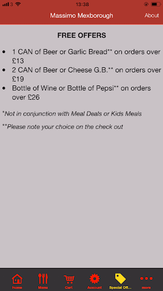 Massimo Mexborough Screenshot 4 - AppWisp.com Massimo Mexborough Screenshot 4 - AppWisp.com