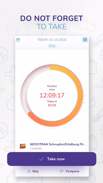TOM: Pill Tracker & Med Timer Screenshot 3 - AppWisp.com TOM: Pill Tracker & Med Timer Screenshot 3 - AppWisp.com