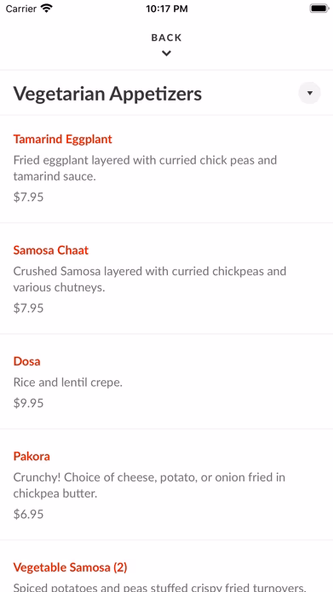 Tulsi Fine Indian Cuisine Screenshot 3 - AppWisp.com Tulsi Fine Indian Cuisine Screenshot 3 - AppWisp.com