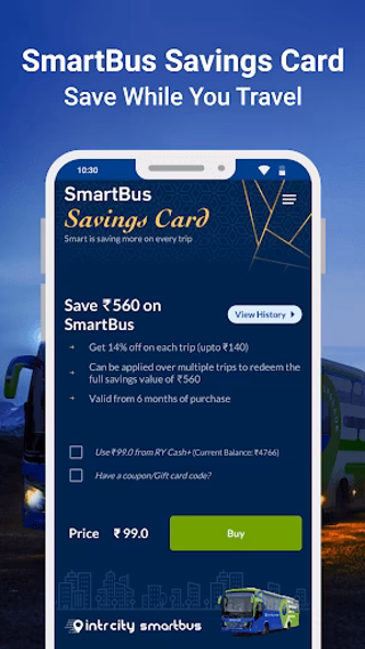 IntrCity: Bus Ticket Booking Screenshot 3 - AppWisp.com IntrCity: Bus Ticket Booking Screenshot 3 - AppWisp.com