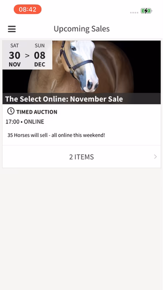 Select Online Horse Sales Screenshot 2 - AppWisp.com Select Online Horse Sales Screenshot 2 - AppWisp.com