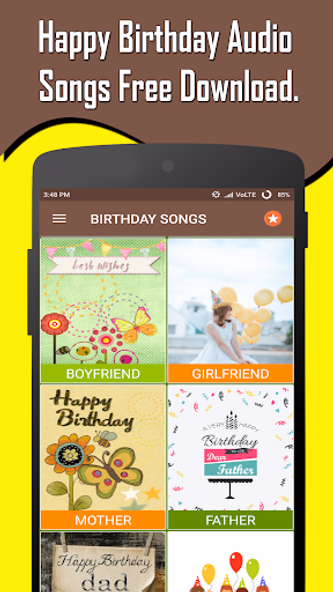 Happy Birthday Songs Offline Screenshot 1 - AppWisp.com Happy Birthday Songs Offline Screenshot 1 - AppWisp.com