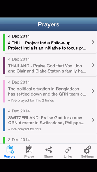 Mission Prayers Screenshot 1 - AppWisp.com Mission Prayers Screenshot 1 - AppWisp.com