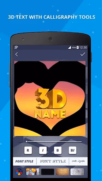 3D Name on Pics - 3D Text Screenshot 3 - AppWisp.com 3D Name on Pics - 3D Text Screenshot 3 - AppWisp.com