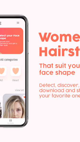 HairCute: Women's hairstyles Screenshot 1 - AppWisp.com HairCute: Women's hairstyles Screenshot 1 - AppWisp.com