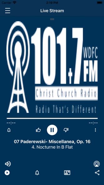 WDFC-FM Christ Church Radio Screenshot 1 - AppWisp.com WDFC-FM Christ Church Radio Screenshot 1 - AppWisp.com