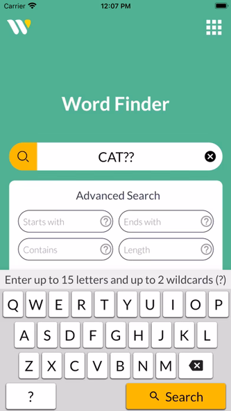 Wordfinder by WordTips Screenshot 3 - AppWisp.com Wordfinder by WordTips Screenshot 3 - AppWisp.com