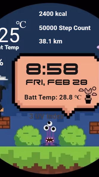 Game Dark Player Watch Face Screenshot 3 - AppWisp.com Game Dark Player Watch Face Screenshot 3 - AppWisp.com