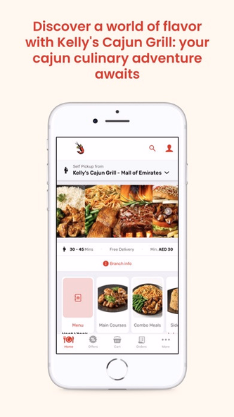 Kelly's Cajun Grill Screenshot 1 - AppWisp.com Kelly's Cajun Grill Screenshot 1 - AppWisp.com
