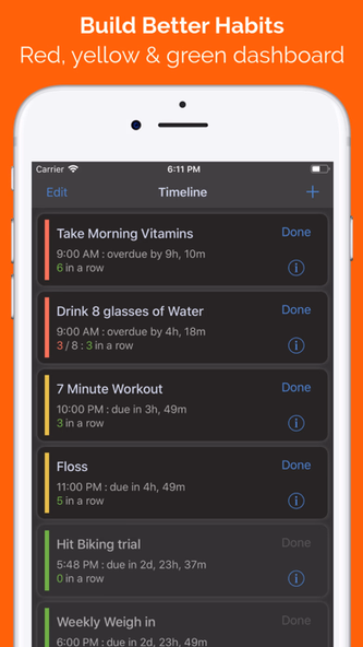 Habit Hub: Routine & Schedule Screenshot 1 - AppWisp.com Habit Hub: Routine & Schedule Screenshot 1 - AppWisp.com
