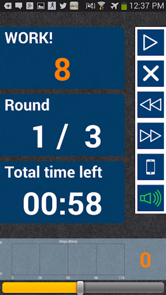 HIIT interval training timer Screenshot 2 - AppWisp.com