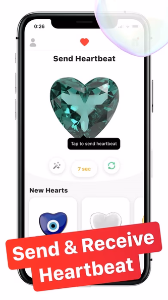 Feel: Heartbeat Screenshot 1 - AppWisp.com Feel: Heartbeat Screenshot 1 - AppWisp.com