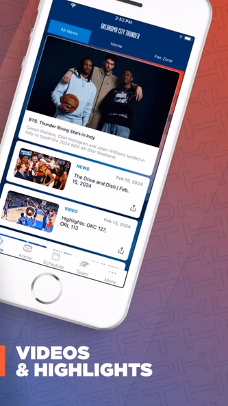 Oklahoma City Thunder Screenshot 4 - AppWisp.com Oklahoma City Thunder Screenshot 4 - AppWisp.com